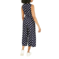 Mela London Mela London Navy Polka Dot Culotte Jumpsuit