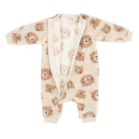 Hello World W BEAR ROMPER Bb44