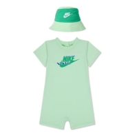 Nike Romper Bucket Hat Set bebelus