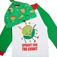 Linea Unisex Family Christmas Sprout Sleepsuit bebelus