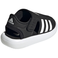 Sandale pentru copii Adidas Closed-Toe Summer Water alb-negru GW0391