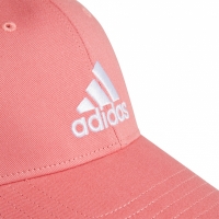 Sapca with a visor adidas Baseball Cotton Twill OSFC pink GM6272