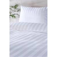 Homelife 100% Cotton Stripe Sateen Duvet Set