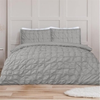 Homelife Rouched Pleat Duvet Set