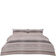 Homelife Twin Pack Hayden Banded Duvet Set