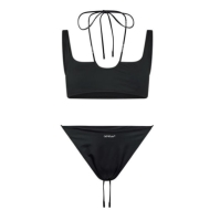 OFF WHITE Logo Bikini Set