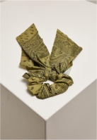 Bandana Print Scrunchies With XXL Bow 2-Pack Urban Classics