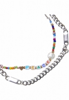 Peace Bead Layering Necklace 2-Pack Urban Classics