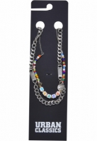 Peace Bead Layering Necklace 2-Pack Urban Classics