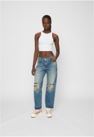 Organic Cropped Rib Top 2-Pack dama Urban Classics