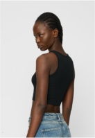 Organic Cropped Rib Top 2-Pack dama Urban Classics