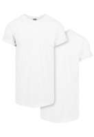 Tricou Pre-Pack Long Shaped Turnup 2-Pack Urban Classics