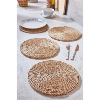 Homelife Set of 4 Straw Placemats