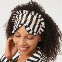 Pijama Linea Stripe Satin and Eye Mask Set