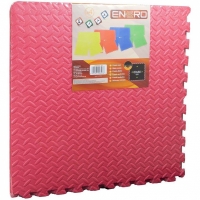 Enero Eva foam puzzle mat 60x60x1.2 cm 4 pcs red 1005478