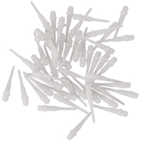 Spare Enero plastic dart tips, 50 pcs., white 336142