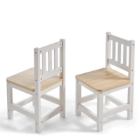 Tooky Toys Wooden Table and 2 Chair Set copil