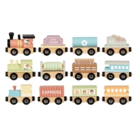 Tooky Toys Wood Train Set In54