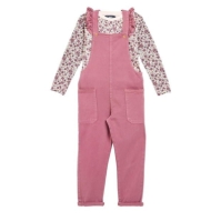 Camasa Studio Younger Dungaree and T- Set fetita