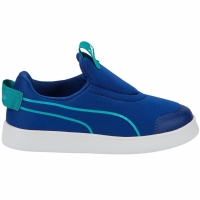 Pantof for Puma Courtflex v2 Slip On PS blue 374858 11 copil