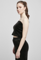 Short Velvet Tube Top dama Urban Classics