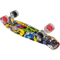 Skateboard Plastic 22' Enero Graffiti Led 1030869