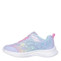 Skechers Flower Theme Kpu Water Repellent Sn Runners fetita