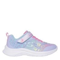 Skechers Flower Theme Kpu Water Repellent Sn Runners fetita