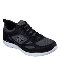 Skechers Qtr Cut-Out Lace-Up Jogger W Memory Runners barbat