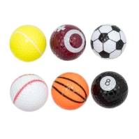 Slazenger Ballset 6Pkxmas 61 GOLF GIFT SPORTS BALLSET 6 PACK