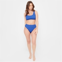 Be You Textured High Waist Bikini Bottoms