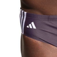 Adidas Classic 3-Stripes men's swimming briefs, purple IU1877