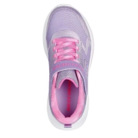 Pantof sport Skechers Gore And Strap Sparkle Mesh Sneaker Low-Top fetita