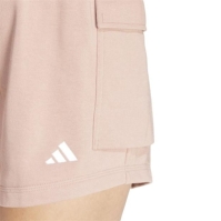 Pantalon scurt Combat adidas Essentials Small Logo French Terry Cargo dama