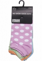 Soseta No Show Dots 5-Pack Urban Classics