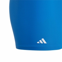 Spodenki kapielowe dla dzieci adidas 3 Bar Logo niebieskie IA5406