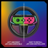 Stealth Joy-Con Light-Up Racing Wheel - Nintendo Switch & Switch OLED