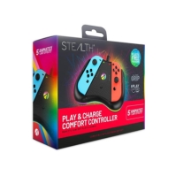 Stealth Light-Up Play & Charge Comfort Controller for Switch