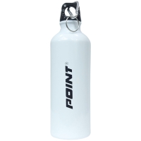 Point aluminum bottle white