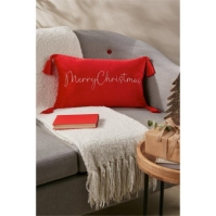 Studio Merry Christmas Velvet Cushion