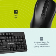 Styletech Wireless Keyboard and Mouse - Black