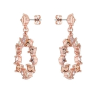 Ted Baker Large Crystal Hoop Drop Earring