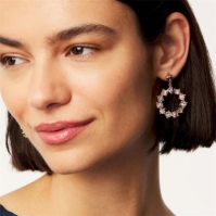 Ted Baker Large Crystal Hoop Drop Earring