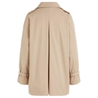 Tommy Hilfiger PEACHED COTTON SHORT TRENCH