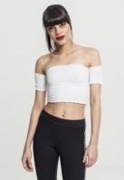 Cropped Cold Shoulder Smoke Top dama Urban Classics