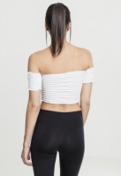 Cropped Cold Shoulder Smoke Top dama Urban Classics