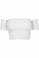 Cropped Cold Shoulder Smoke Top dama Urban Classics