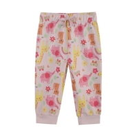 Hello World Jungle Print Jog Set Pink bebelus fetita