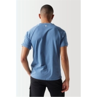 Camasa 11 Degrees Retro Taped T- - Elemental Blue