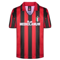 Camasa Score Draw Draw AC Milan Home 1998 1999 adulti